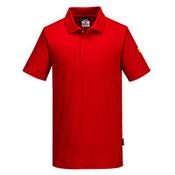 Portwest Anti-Static ESD Short Sleeve Polo Shirt - Deep Red - Size XXXL