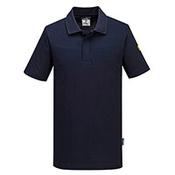 Portwest Anti-Static ESD Short Sleeve Polo Shirt - Navy - Size 4XL