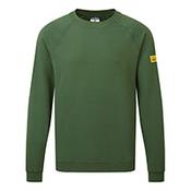Portwest Anti-Static ESD Sweatshirt - Forest Green - Size XXL