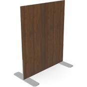 Ashford Floor Standing Fixed Screen 1200mm High 1000mm Wide antique walnut image