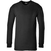 Portwest B123 Thermal Long Sleeve T-Shirt Black Medium image