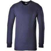 Portwest B123 Thermal Long Sleeve T-Shirt Navy Medium image