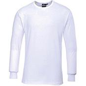 Portwest B123 Thermal Long Sleeve T-Shirt White Medium image