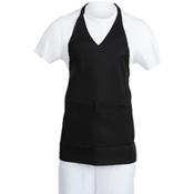 Whites V Neck Service Apron Black image