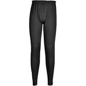 Portwest B131 Base Layer Trousers Black Medium image