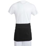 Whites Short Bistro Apron Black image