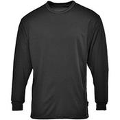 Portwest B133 Base Layer Thermal Long Sleeve Top Black XL