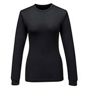 Portwest Women's Baselayer Top Long Sleeve - Black - Size XXL image