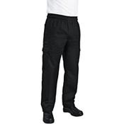 Chef Works Unisex Slim Fit Cargo Chefs Trousers Black S image