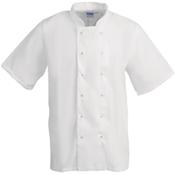 Whites Boston Unisex Short Sleeve Chefs Jacket White L image