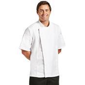 Chef Works Springfield Zipper Mens Chefs Jacket White M image