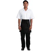 Chef Works Half Bistro Apron Black image