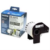 Brother DK22212 Label Continuous Film 62mm x 15.24m White image