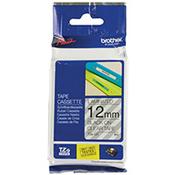 Brother P-Touch 12mm Black on Clear TZE131 Labelling Tape image