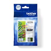 Brother Original LC422XL CMYK Ink Cartridge Multipack High Yield 1,500 &amp; 3,000 Page Yield - Brother LC 422 image