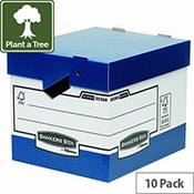 Fellowes Bankers Box Heavy Duty Standard Storage Box Ref 0089901 [Pack 10] image