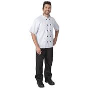 Short Sleeve Chefs Jacket White M (Pack of 2) image