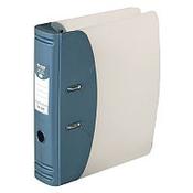 Hermes Lever Arch File Heavy Duty A4 78mm Capacity Metallic Blue 2 Rings, Spine Label, Finger Pull Ring &amp; Eco-Friendly (832007) image