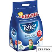 Tetley Two Cup Tea Bags Pack of 275 A07965