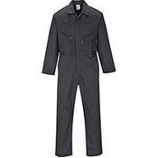 Portwest C813 Zip Boilersuit Black Medium (Regular Fit) image
