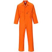 Portwest C813 Zip Boilersuit Orange Medium (Regular Fit) image