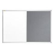 Franken ValueLine Magnetic Combination Board Lacquered/Grey Felt Surface 900x600mm CB300212