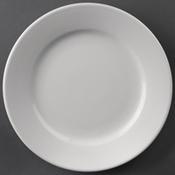 Olympia Athena Wide Rimmed Plates 165mm White (Pack of 12) image