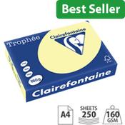 Trophee Canary A4 Card 160gsm – Pack of 250 Sheets (2636C) image