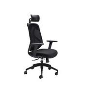 Maldini High Back Office Chair Black/Black image