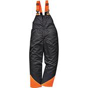 Portwest CH12 Chainsaw Bib &amp; Brace Overall Black Medium