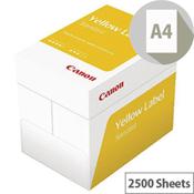 Canon Yellow Label Standard Paper A4 80gsm White Box of 2500 Sheets image