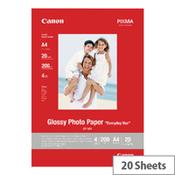 Canon A4 Glossy Photo Paper 200gsm Pack of 20 0775B082 image
