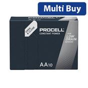 Duracell Procell Constant AA Batteries - Pack of 10, Industrial Grade - 5000394149151 image