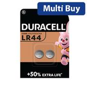 Duracell LR44 Alkaline Button Batteries (2-Pack) - Enhanced Power and Reliability for Small Devices image