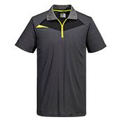 Portwest DX4 Short Sleeve Polo Shirt - Metal Grey - Size XL image