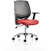 Dura Medium Back Task Operator Office Chair Cherry Red image