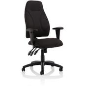 Esme Ergonomic High Back Office Chair - Asynchronous - Black - Adjustable Posture Support Chair for Comfortable Sitting image