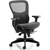 Stealth Shadow 24 Hour Posture Office Chair - Mesh Back - Mesh Seat - Adjustable Lumbar Support - Seat Slide - Adjustable Arms - Weight Tolerance 170kg - Black image