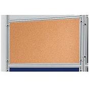 Double Sided Cork Notice Board 1200 x 900mm Franken Eco Partition System Module image