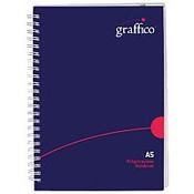 Graffico Twin Wire Board Cover A5 Notebook 160 Pages