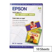 Epson A4 Matt Photo Paper Self-Adhesive (Pack of 10)