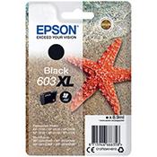 Epson Starfish 603XL Black Ink Cartridge C13T03A14010 - Epson 603 XL image