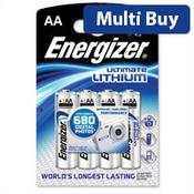 Energizer Ultimate AA Lithium Battery - Long-Lasting Power AAPK4 629611 image