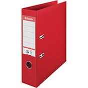 Esselte No 1 Lever Arch File Slotted 75mm A4 Red Pack of 10 811330 image
