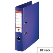 Esselte A4 Polypropylene 75mm Purple Lever Arch File Pack of 10 811530 image