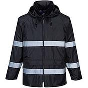 Portwest F440 Iona Classic Rain Jacket Black Medium image