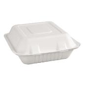 Fiesta Compostable Bagasse Hinged Food Containers 223mm (200 Pack) image
