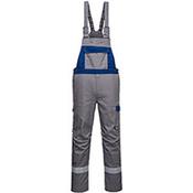 Portwest FR07 Bizflame Ultra Bib &amp; Brace Overall Grey Medium (Regular Fit)