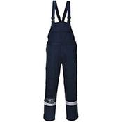 Portwest FR27 Bizflame Plus Bib &amp; Brace Overall Navy Medium (Tall Fit) image