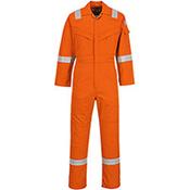 Portwest FR50 FR &amp; Antistatic Coverall Orange Medium (Regular Fit)